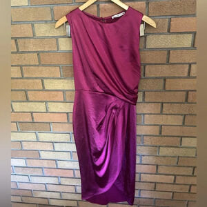 Lush NWOT Pink Sleeveless Pleated Midi Dress Size 8 Formal